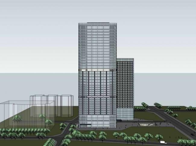 Sketchup住宅模型|超高层住宅，现代风格