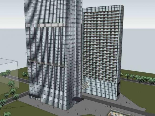 Sketchup住宅模型|超高层住宅，现代风格