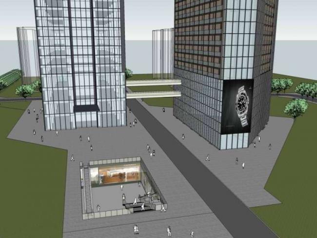 Sketchup住宅模型|超高层住宅，现代风格