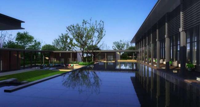 Sketchup住宅模型|低层售楼处，商业建筑，现代风格