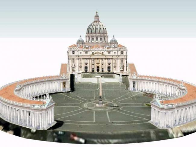 Sketchup文化模型|多层教堂，文化建筑，宗教，古典风格