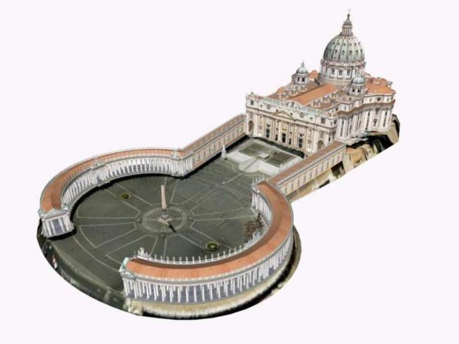 Sketchup文化模型|多层教堂，文化建筑，宗教，古典风格