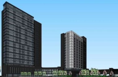 Sketchup办公模型|高层电子电器产业园科研楼，办公楼，现代风格-BIM建筑网