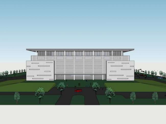 Sketchup学校模型|多层学校教学楼，校园教育建筑，现代风格