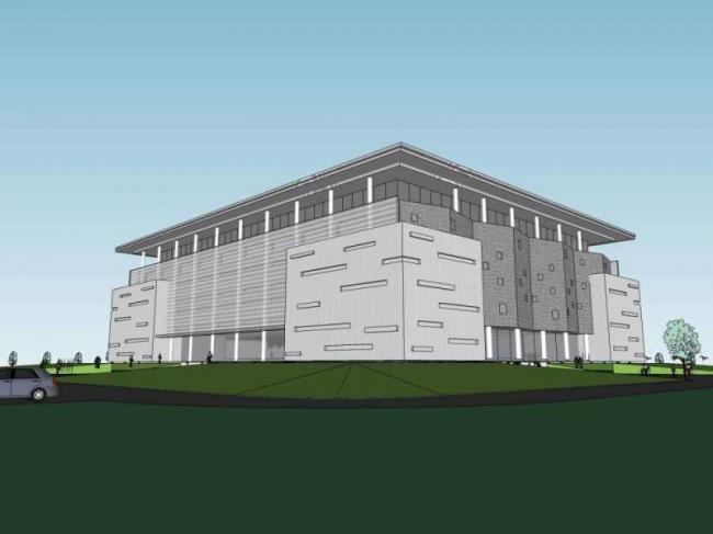 Sketchup学校模型|多层学校教学楼，校园教育建筑，现代风格