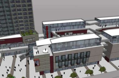 Sketchup综合体模型|多高层综合体，商业街，购物中心，住宅，办公，现代风格-BIM建筑网