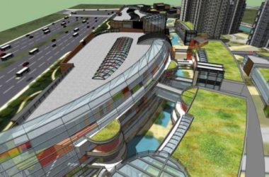 Sketchup商业模型|多层商业中心，现代风格-BIM建筑网