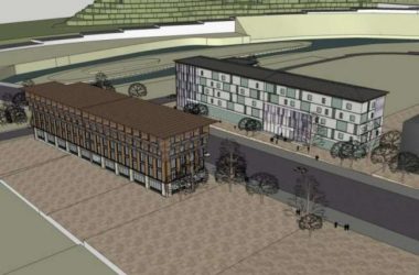 Sketchup办公模型|多层银行建筑，办公楼，古典风格-BIM建筑网