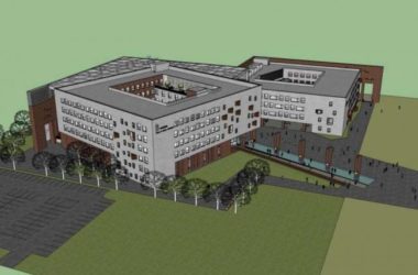 Sketchup学校模型|多层大学建筑院，校园教育建筑，现代风格-BIM建筑网