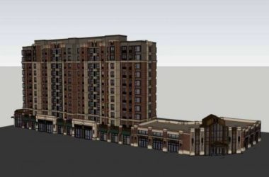 Sketchup住宅模型|高层住宅，沿街商业，西式古典风格-BIM建筑网