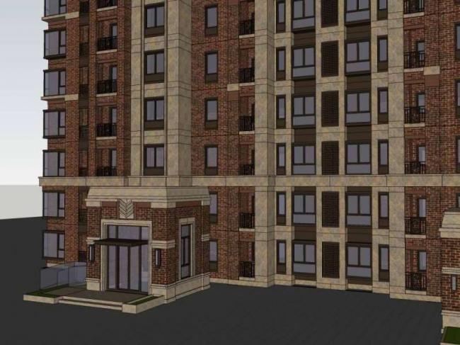 Sketchup住宅模型|高层住宅，西式古典风格