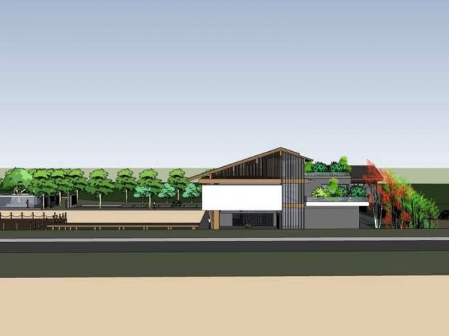 Sketchup商业模型|多层娱乐会所，商业，古典风格