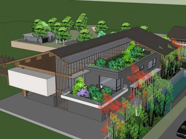 Sketchup商业模型|多层娱乐会所，商业，古典风格