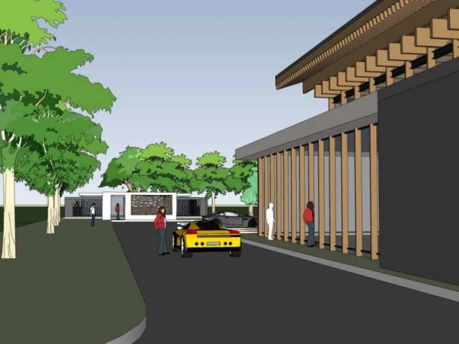 Sketchup商业模型|多层娱乐会所，商业，古典风格