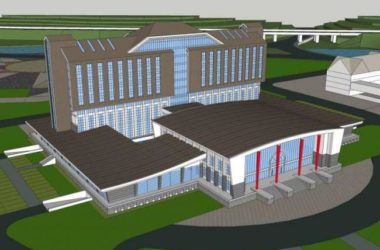 Sketchup办公模型|政府办公建筑，高层办公楼，古典风格-BIM建筑网