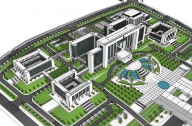 Sketchup办公模型|行政中心规划办公楼，多层高层，现代风格-BIM建筑网