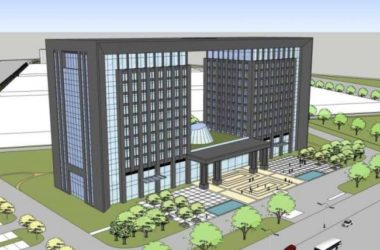 Sketchup办公模型|高层办公楼，现代风格-BIM建筑网