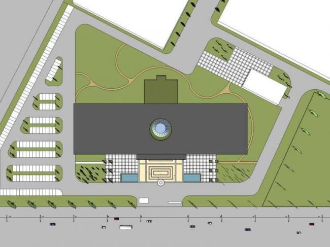 Sketchup办公模型|高层办公楼，现代风格