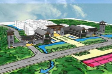 Sketchup商业模型|商业区大门设计，中式古典风格-BIM建筑网