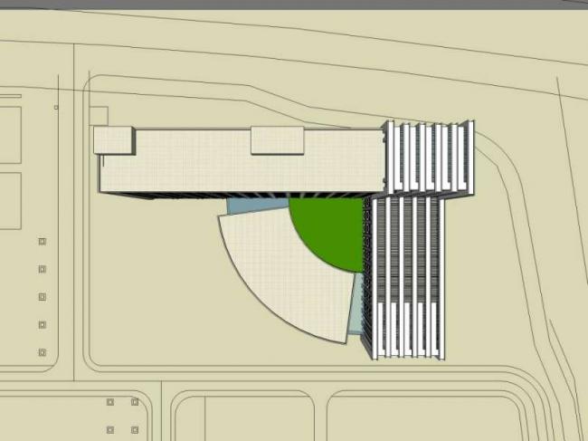 Sketchup办公模型|高层办公楼，古典风格