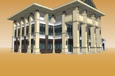 Sketchup商业模型|多层会所，西餐厅，商业，古典风格-BIM建筑网