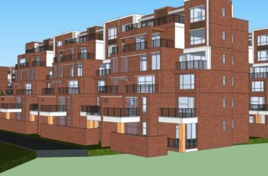 Sketchup住宅模型|多层住宅，花园洋房，现代风格-BIM建筑网