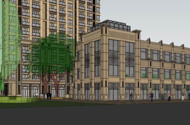 Sketchup住宅模型|高层住宅，底层商业，古典风格-BIM建筑网