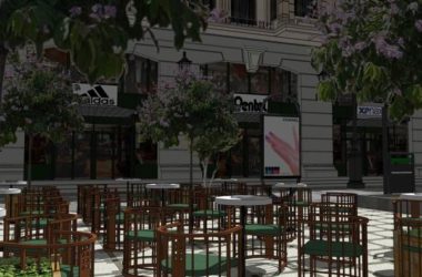 Sketchup商业模型|多层商业街，步行街，古典风格-BIM建筑网