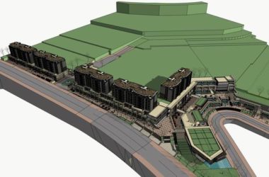 Sketchup商业模型|多层办公楼，住宅，商业，古典风格-BIM建筑网