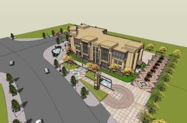 Sketchup住宅模型|多层售楼处，住宅，古典风格-BIM建筑网