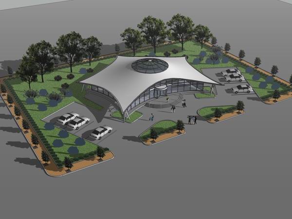 Sketchup商业模型|多层商业会所，现代风格