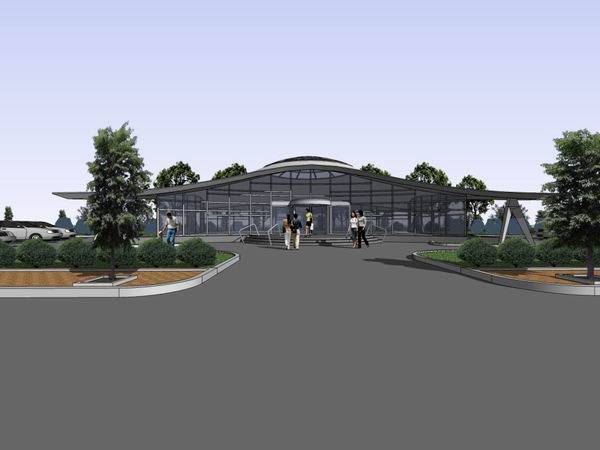 Sketchup商业模型|多层商业会所，现代风格