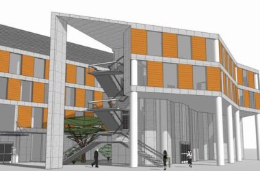 Sketchup办公模型|多层办公楼，现代风格-BIM建筑网