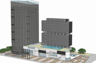 Sketchup综合体模型|多高层综合体，办公楼 ，商业，购物中心，现代风格-BIM建筑网