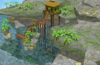 Sketchup景观模型|别墅景观，现代风格-BIM建筑网