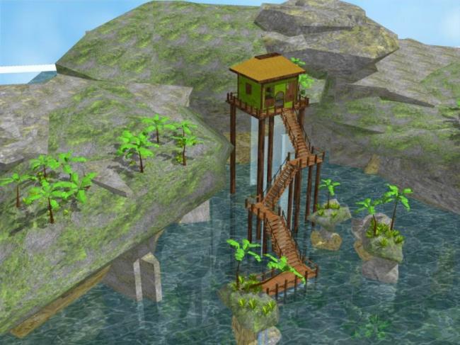 Sketchup景观模型|别墅景观，现代风格