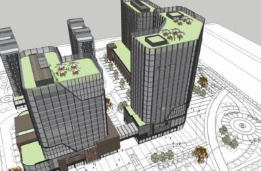 Sketchup综合体模型|多高层综合体，办公，住宅公寓，底层商业，现代风格-BIM建筑网