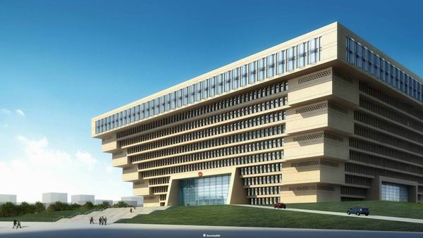 Sketchup办公模型|多层办公楼，现代风格