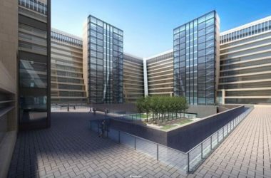 Sketchup办公模型|多层办公楼，现代风格-BIM建筑网