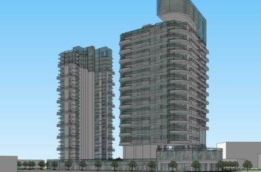 Sketchup办公模型|高层办公楼，现代风格-BIM建筑网