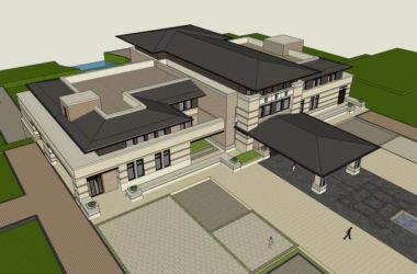 Sketchup住宅模型|多层重庆·协信星都会会所，住宅，古典风格-BIM建筑网
