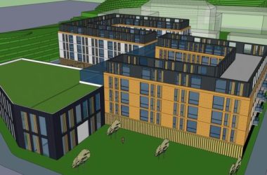 Sketchup医院模型|多层福利院，医疗建筑，现代风格-BIM建筑网