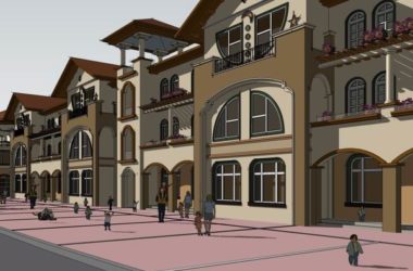 Sketchup学校模型|多层幼儿园学校，校园教育建筑，古典风格-BIM建筑网