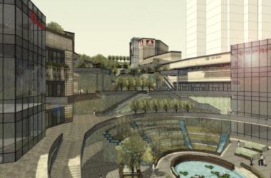 Sketchup综合体模型|多高层综合体，办公楼，酒店，商业，现代风格-BIM建筑网