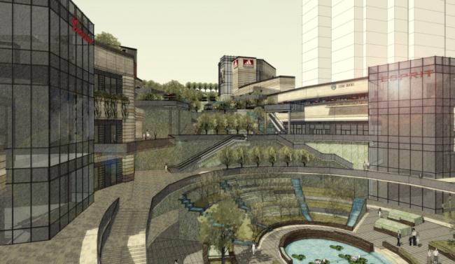 Sketchup综合体模型|多高层综合体，办公楼，酒店，商业，现代风格