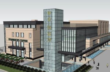 Sketchup商业模型|多层中金·海棠湾商业会所，现代风格-BIM建筑网