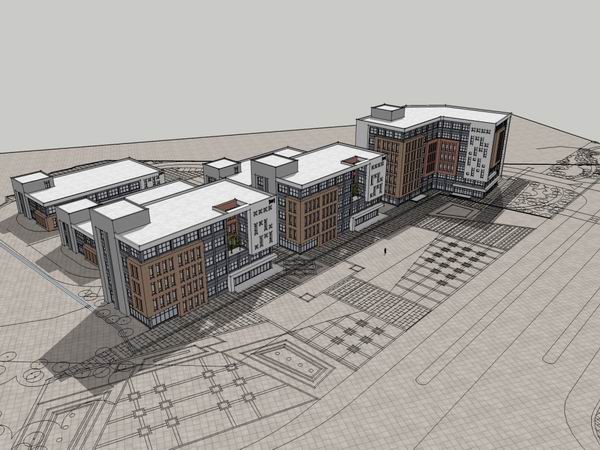 Sketchu工业厂房|多层工业工厂厂房，现代风格