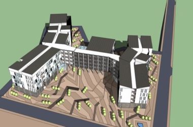 Sketchup学校模型|多层学校，校园教育建筑，现代风格-BIM建筑网