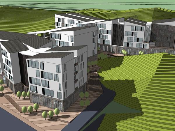 Sketchup学校模型|多层学校，校园教育建筑，现代风格