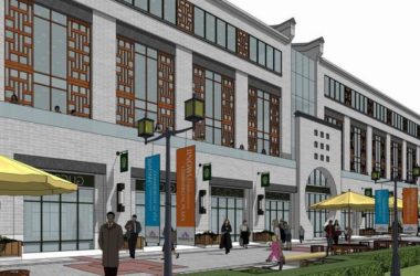 Sketchup商业模型|多层商场，商业，现代中式风格-BIM建筑网